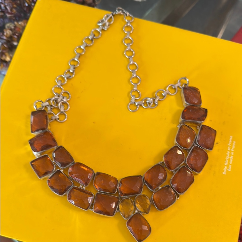 Elegant Brown Necklace